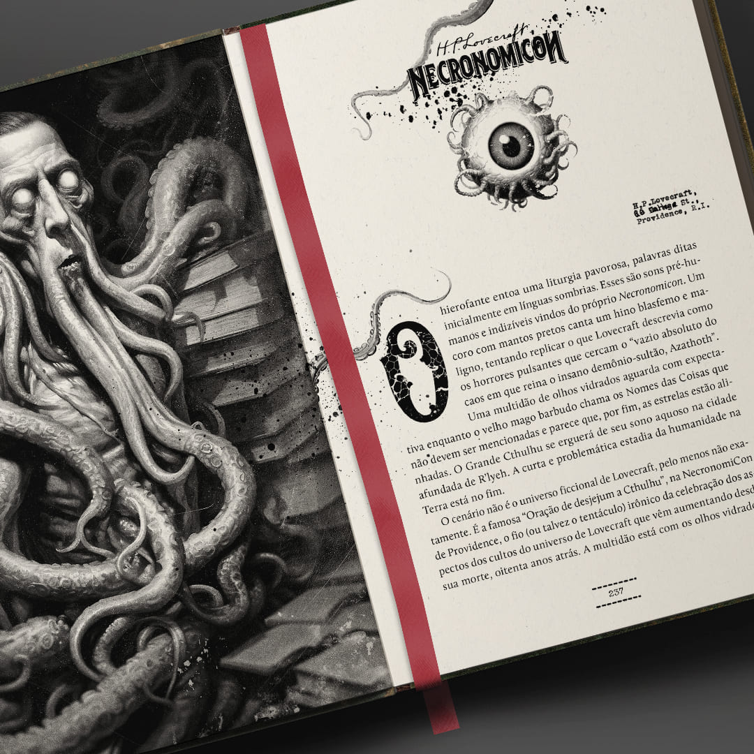 Necronomicon: Vida & Morte de H.P. Lovecraft + Brindes Exclusivos