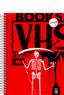 Caderno DarkSide VHS