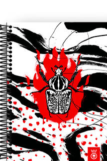 Caderno DarkSide Scarabeo