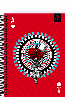 Caderno Alice Coração