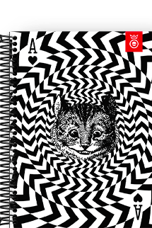 Caderno Alice Gato