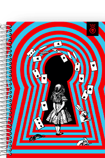 Caderno Alice Fechadura
